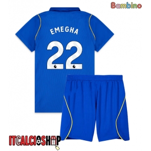 Chelsea Emmanuel Emegha #22 Prima Maglia Bambino 2026-27 Manica Corta (+ Pantaloni corti)